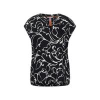 Street One top met all over print zwart/wit - thumbnail
