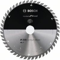 Bosch Accessories 2608837714 2608837714 Hardmetaal-cirkelzaagblad 210 x 30 mm Aantal tanden: 48 1 stuk(s) - thumbnail