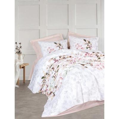 Beddengoedset - 1 dekbedovertrek 220 x 240 cm + 2 kussenslopen 60 x 60 cm - 100% katoen - Beige