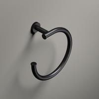 Handdoekring Hotbath Cobber Mat Zwart - thumbnail