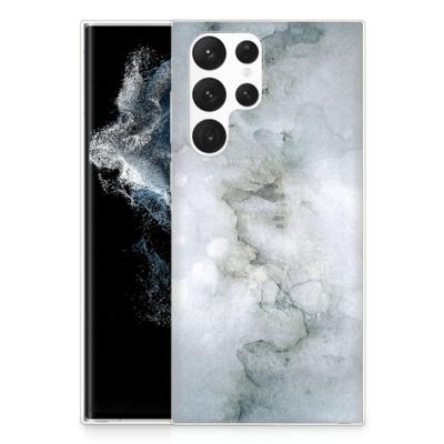 Smartphone hoesje Samsung Galaxy S22 Ultra Painting Grey Smartphone hoesje Samsung Galaxy S22 Ultra Painting Grey