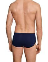 Schiesser Sportslip Marineblauw Original Feinripp - thumbnail