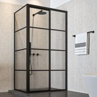 Douchecabine Sealskin Soho 120x70 cm Met Schuifdeur Rechts Hoekcabine 8 mm Helderglas - thumbnail