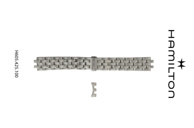 Horlogeband Hamilton H695425100 / H327450 Staal 20mm
