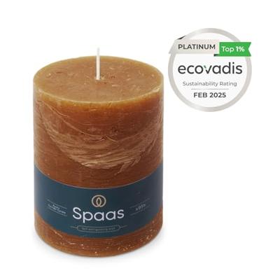 Kaars rustiek 100/130 mm cognac Spaas - Spaas Kaars rustiek 100/130 mm cognac Spaas - Spaas