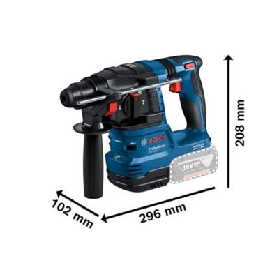 Bosch Professional GBH 18V-22 Accu combihamer SDS-Plus 1,9J + stofafzuiging 18V Basic Body in L-Boxx - 0611924004 - thumbnail