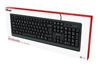 Trust Primo - Stil Toetsenbord - Qwerty Zwart - thumbnail