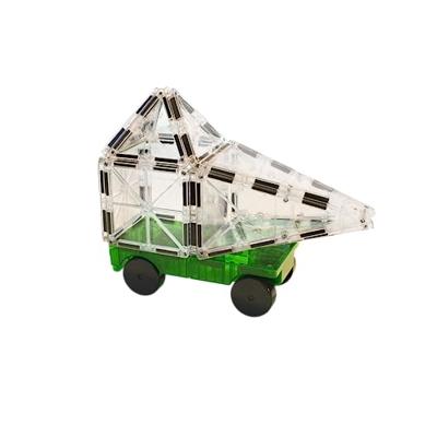 Magna-Tiles Auto's uitbreidingsset geel/groen 2 stuks