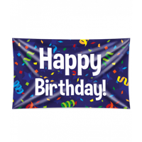 Gevelvlag &apos;Happy Birthday&apos; Confetti - thumbnail