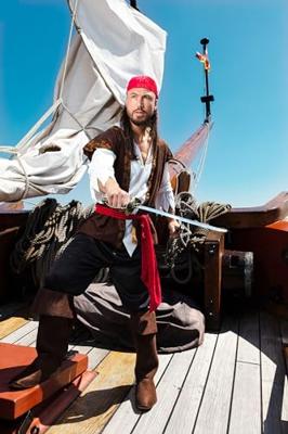 Boland piratenzwaard met schede