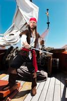 Boland piratenzwaard met schede - thumbnail