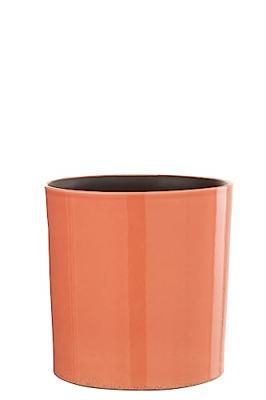 J-Line bloempot Flek - keramiek - roze - medium - Ø 21.00 cm