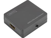 DIGITUS HDMI naar VGA converter - incl. audio-uitgang via 3,5 mm jack (stereo) - Full HD 1080p - stroomtoevoer via USB - zwart - thumbnail