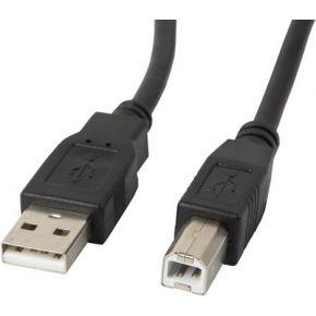Lanberg CA-USBA-11CC-0050-BK USB-kabel 5 m USB 2.0 USB B Zwart
