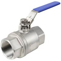 TRU COMPONENTS TC-2PC-DN50-316 TC-12770368 Standaard kogelkraan Schroefdraad (binnen): G2 64 bar (max) 1 stuk(s) - thumbnail