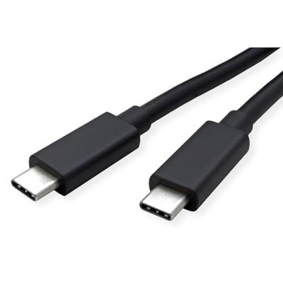 ROLINE USB4 Gen3x2 Kabel, C-C, M/M, 40Gbit/s, 240W , zwart, 1 m ROLINE USB4 Gen3x2 Kabel, C-C, M/M, 40Gbit/s, 240W , zwart, 1 m