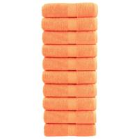 VidaXL Gastendoekjes solund 10 st 600 g/m² 30x50 cm oranje - thumbnail