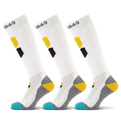 Poederbaas Skisokken Technical Bamboo Freeride 3-pack Wit-35/38 Poederbaas Skisokken Technical Bamboo Freeride 3-pack Wit-35/38