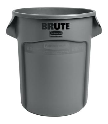 Rubbermaid afvalcontainer Brute, zonder deksel, 76 liter, grijs
