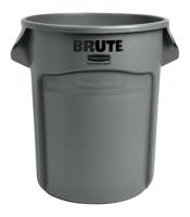 Rubbermaid afvalcontainer Brute, zonder deksel, 76 liter, grijs - thumbnail