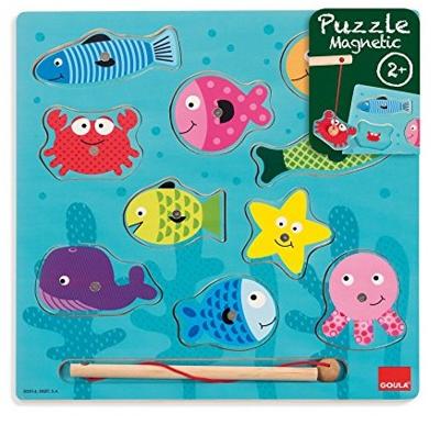 Goula vissen magneetpuzzel - 10 stukjes