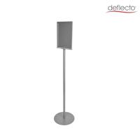 Deflecto 692056-A4S Folderhouder, Vloerstatief Zilver DIN A4 1 stuk(s) Aantal vakken: 2 (l x b x h) 330 x 330 x 1422 mm - thumbnail