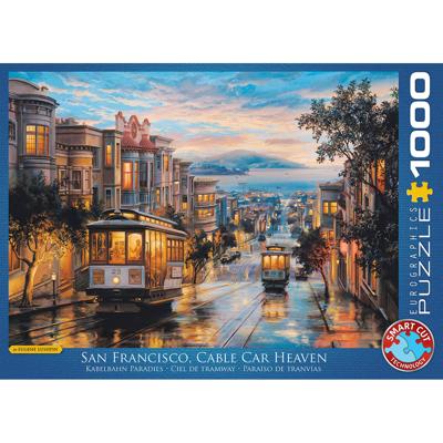 San Francisco Cable Car Heaven (1000 Stukjes) - Puzzel;Puzzel (0628136609579)