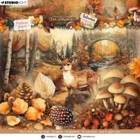 Studio Light • jenine's mindful art autumn in the woods collage paper pad backgrounds & elements - thumbnail