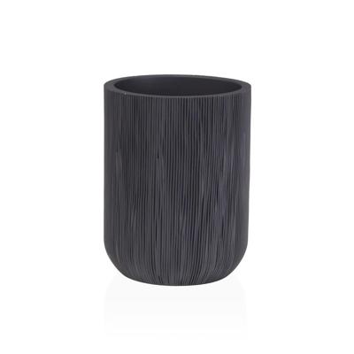 Tandenborstelhouder Versa Grijs Hars 8 x 10,5 x 8 cm