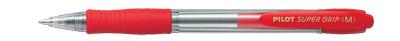 Pen Pilot Supergrip Rood 0,4 mm (12 Stuks)