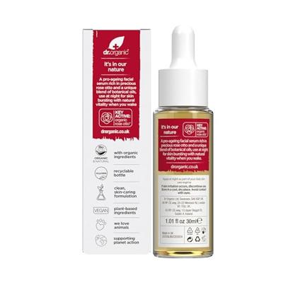 Dr Organic Rose Otto Gezichtsserum - thumbnail
