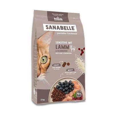 Sanabelle Sensitive met lam en bosbessen kattenvoer 8 kg