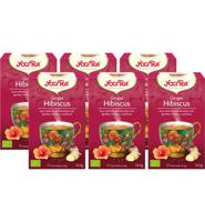 Yogi Tea Yogi Tea Ginger Hibiscus Bio (17st) - thumbnail