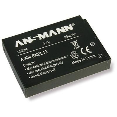 Ansmann EN-EL12 Camera-accu Vervangt originele accu EN-EL12 3.7 V 1050 mAh