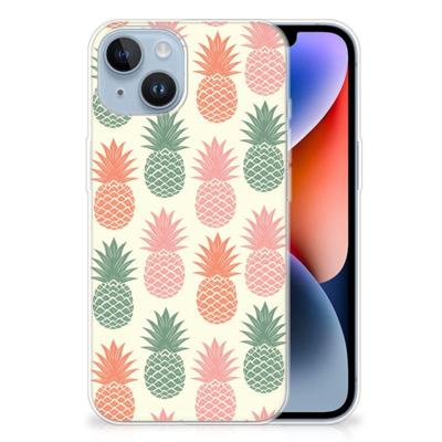 Apple iPhone 14 | Siliconen Case | Ananas