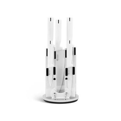 Edënbërg White Line - Messenset met Luxe Messenhouder - 6 delig Edënbërg White Line - Messenset met Luxe Messenhouder - 6 delig