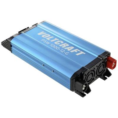 VOLTCRAFT PSW 1000-12-G Omvormer 1000 W - 230 V/AC Zuivere sinusvorm VOLTCRAFT PSW 1000-12-G Omvormer 1000 W - 230 V/AC Zuivere sinusvorm
