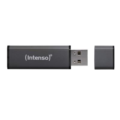 Intenso Alu Line 16GB (USB 2.0) USB-sticks Grijs - thumbnail