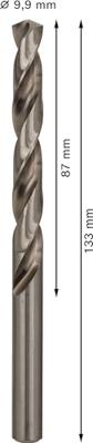 Bosch Accessoires Metaalboren HSS-G, Standard 9,9 x 87 x 133 mm 5st - 2608585521
