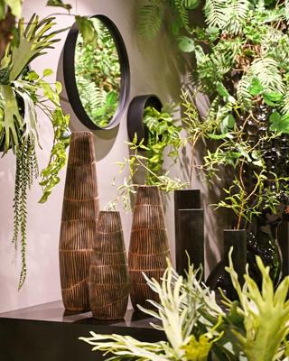 Vaas Ratan Bruin Zwart D17 H69