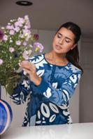 Duurzaam velours nachthemd flora - thumbnail