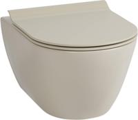 Ben Segno 2.0 hangtoilet Xtra glaze+ Free flush mat beige - thumbnail
