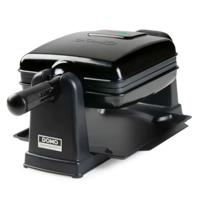 DOMO DO9224W Wafelijzer Controlelampje, Inklapbaar, Anti-aanbaklaag Zwart - thumbnail