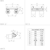 Eglo Messing plafondspotSouthery 2-lichts - 43818 - thumbnail