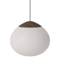 Bolia Acorn Hanglamp Ø 32 cm - Opaalglas - Donker Eiken - thumbnail