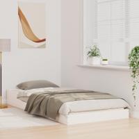 Bedframe Wit 90 x 210 cm Massief grenenhout - thumbnail