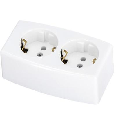 Stekkerdoos zonder kabel - 2-voudig