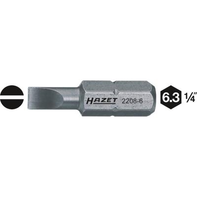 Hazet Gleuf-bit 4 mm Speciaal staal C 6.3 1 stuk(s)