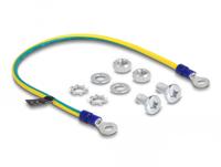 Delock 66866 19 inch Aardingskit voor patchkast Blauw, Geel - thumbnail