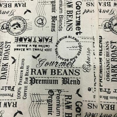 Vaessen Creative • fabric printed cotton 50x70cm "raw beans"
